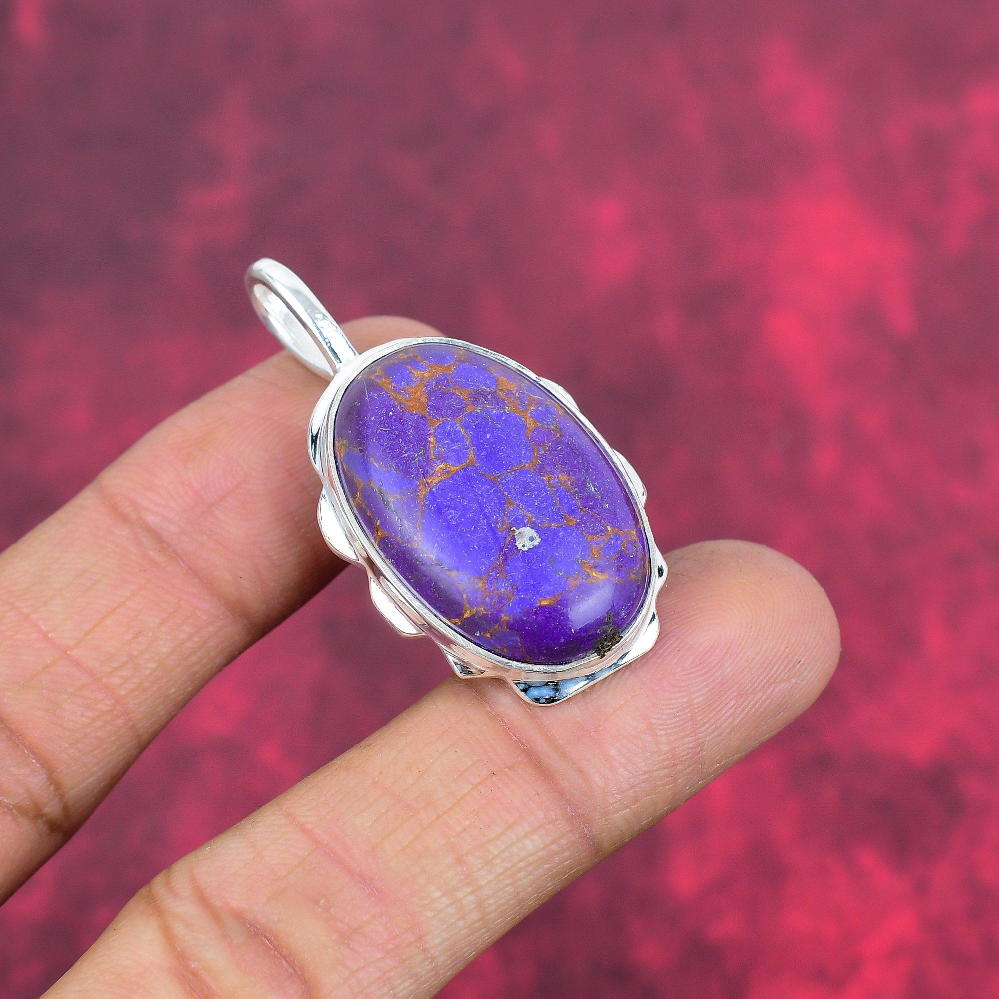 Подвеска из фиолетовой меди и бирюзы, ювелирные изделия из стерлингового серебра 925 пробы, подвеска из драгоценных камней, подарок для ее изысканных ювелирных изделий ручной работы 1.85 Inches фиолетовый
Подвеска из фиолетовой меди и бирюзы, ювелирные изделия из стерлингового серебра 925 пробы, подвеска из драгоценных камней, подарок для ее изысканных ювелирных изделий ручной работы 1.85 Inches фиолетовый