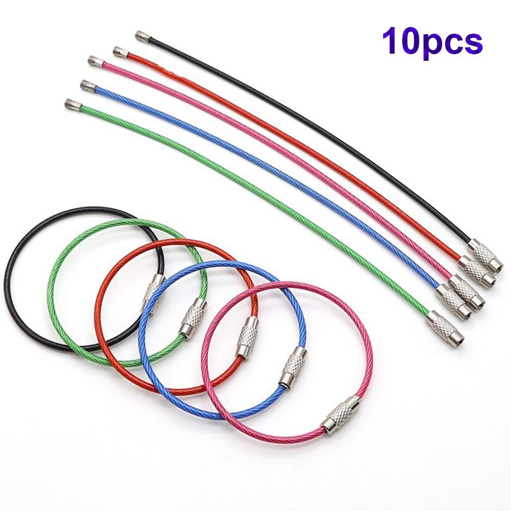 Multicolor Gadget Loop with Screw Lock Keyring Circle Key Holder Keychain Stainless Steel Rope Ring різнокольоровий
Multicolor Gadget Loop with Screw Lock Keyring Circle Key Holder Keychain Stainless Steel Rope Ring різнокольоровий