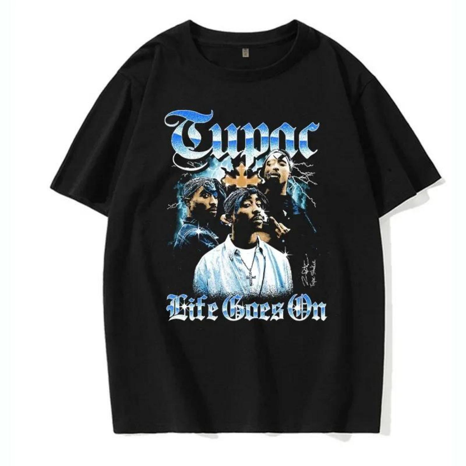 Мужская футболка с коротким рукавом, модная, с принтом рэп-исполнителя Тупака 2Pac, принт в стиле Харадзюку, повседневная базовая футболка с круглым вырезом S чёрный
Мужская футболка с коротким рукавом, модная, с принтом рэп-исполнителя Тупака 2Pac, принт в стиле Харадзюку, повседневная базовая футболка с круглым вырезом S чёрный