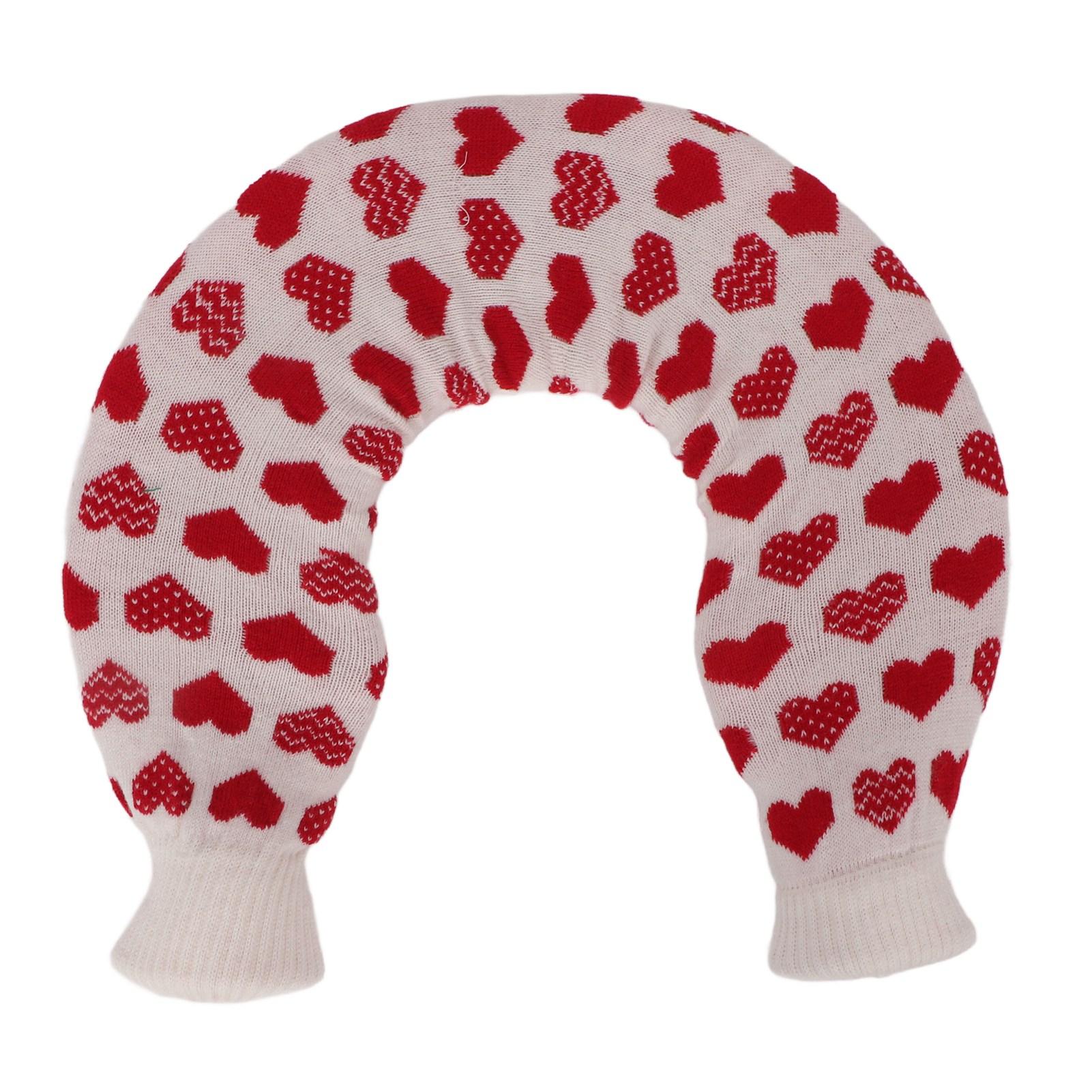Hot Water Bottle U Shaped Explosion Proof Relieve Fatigue Neck Warmer Bag Rose Heart Pattern Knited
Hot Water Bottle U Shaped Explosion Proof Relieve Fatigue Neck Warmer Bag Rose Heart Pattern Knited