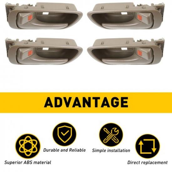 For 2005-2006 Toyota Camry Front Rear Right Left Interior Door Handle Set 4pcs V
For 2005-2006 Toyota Camry Front Rear Right Left Interior Door Handle Set 4pcs V