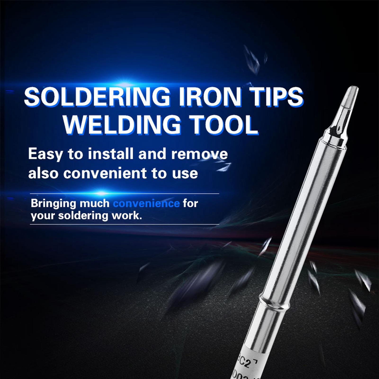 T12 Series Soldering Iron Tips Welding Tool Replacement for FX 951 Rework Station Type 3
T12 Series Soldering Iron Tips Welding Tool Replacement for FX 951 Rework Station Type 3