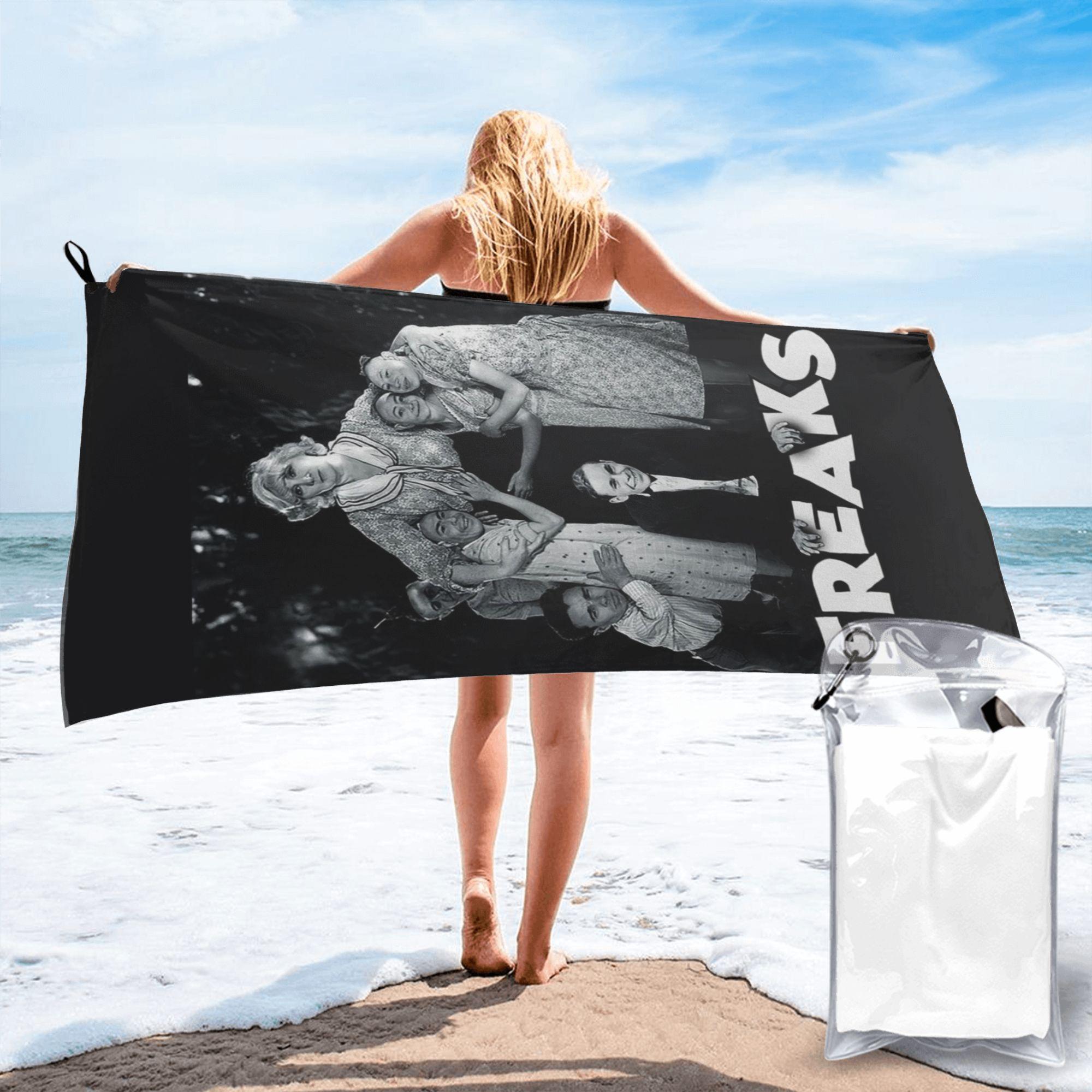 Freaks 1932 Gobble We Accept Her One of Us Beach Towel Soft Microfiber Quick Dry Absorbent Quick Towels For Bath W40*H60(CM)
Freaks 1932 Gobble We Accept Her One of Us Beach Towel Soft Microfiber Quick Dry Absorbent Quick Towels For Bath W40*H60(CM)