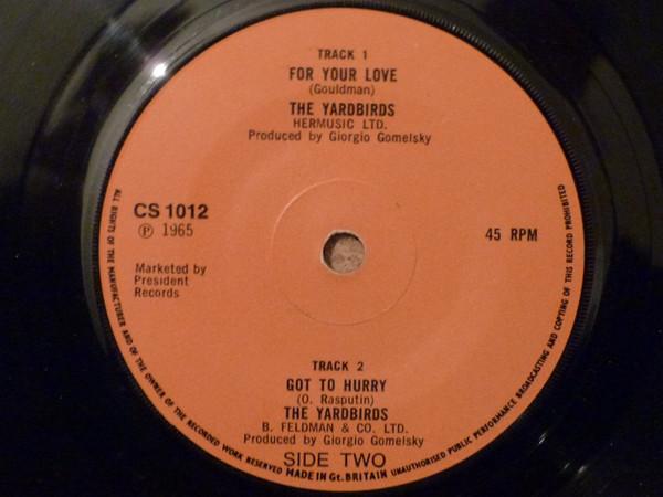 7inch Record YARDBIRDS For Your Love CS1012 1978 UK Rock Used
7inch Record YARDBIRDS For Your Love CS1012 1978 UK Rock Used