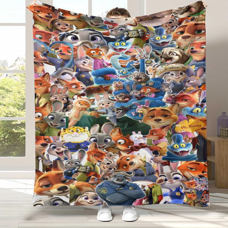 Cartoon Zootopia Nick Judy Flannel Blanket,Ultra Soft Warm Plush Throw for Home Bedroom Bed Sofa Cover Office picnic kids 75x90cm
Cartoon Zootopia Nick Judy Flannel Blanket,Ultra Soft Warm Plush Throw for Home Bedroom Bed Sofa Cover Office picnic kids 75x90cm