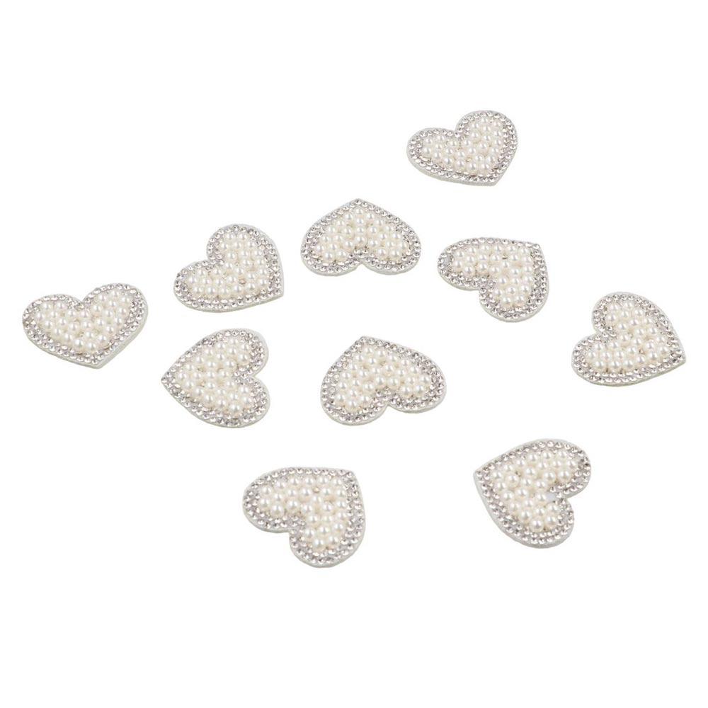 10PCS Heart Shape Pearl Patches Love Clothes Patches Heart Rhinestone Clothes Applique Sewing 10pcs
10PCS Heart Shape Pearl Patches Love Clothes Patches Heart Rhinestone Clothes Applique Sewing 10pcs