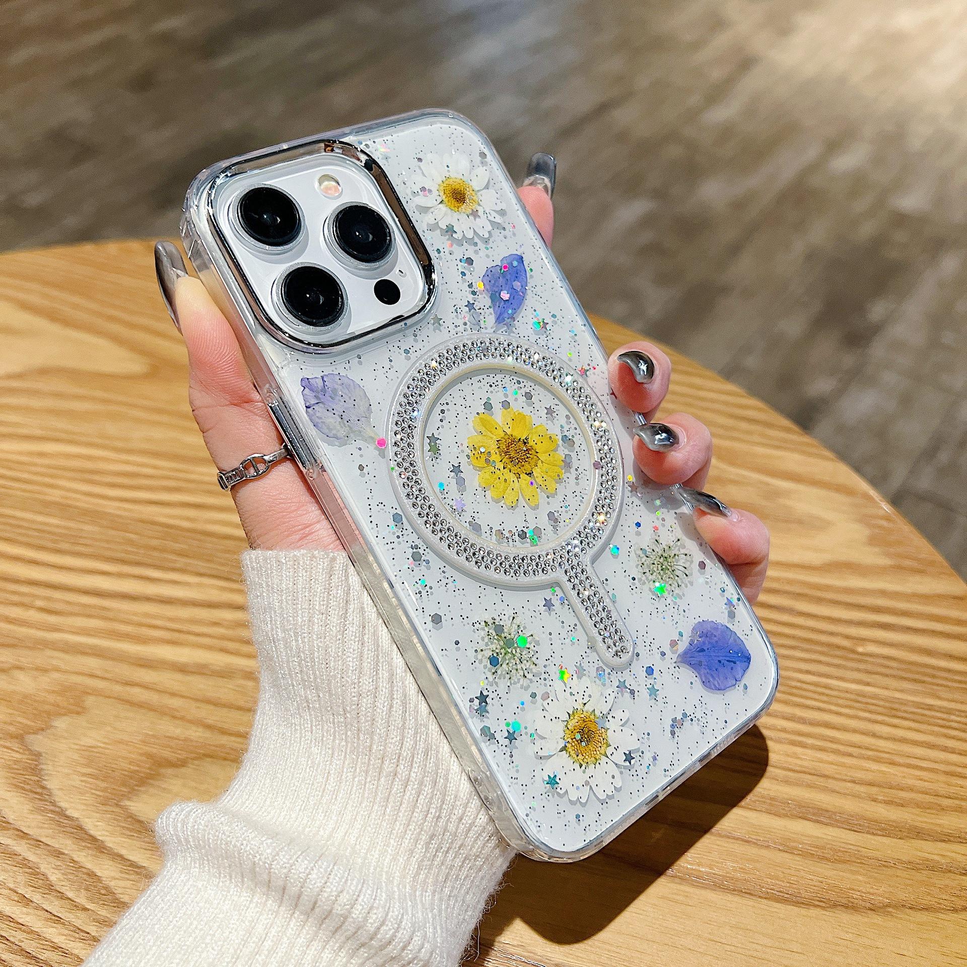 The Drip Rubber Daisy Flower IPhone15Promax Phone Case Is Suitable for Apple 14 Water Diamond Magnetic 13 Electroplated Glitter Apple 15
The Drip Rubber Daisy Flower IPhone15Promax Phone Case Is Suitable for Apple 14 Water Diamond Magnetic 13 Electroplated Glitter Apple 15