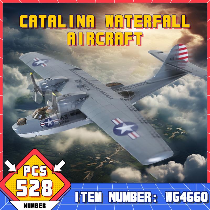 WG5007 Водный самолет Конструктор/Военный истребитель PBY Catalina времен Второй мировой войны Наборы/Модель самолета из кирпичиков Детские игрушки Подарки
WG5007 Водный самолет Конструктор/Военный истребитель PBY Catalina времен Второй мировой войны Наборы/Модель самолета из кирпичиков Детские игрушки Подарки