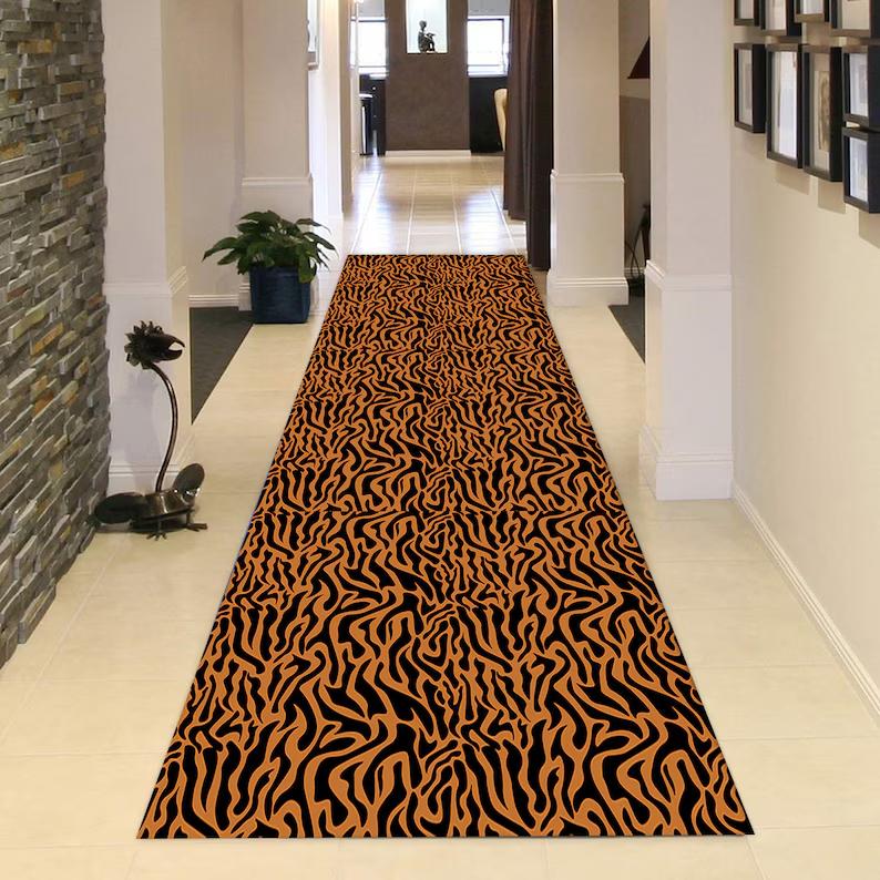 Tiger Pattern Green Runner Rug Modern Animal Print Hallway Rug Home Decoration Carpet 40X120CM
Tiger Pattern Green Runner Rug Modern Animal Print Hallway Rug Home Decoration Carpet 40X120CM