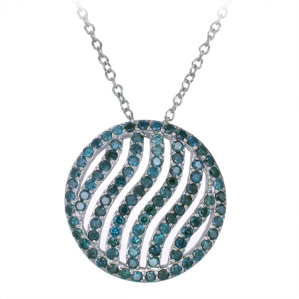 Vir Necklace Pendant Silver Ag925 Blue Diamond 45cm Chain Jewels, Women s 2.25 CT,
Vir Necklace Pendant Silver Ag925 Blue Diamond 45cm Chain Jewels, Women s 2.25 CT,