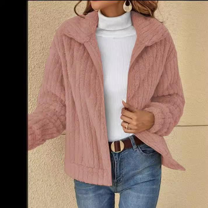 Women Fleece Basic Jacket Casual cTurn Down Collar Pit Zip Up Short Coats S рожевий
Women Fleece Basic Jacket Casual cTurn Down Collar Pit Zip Up Short Coats S рожевий