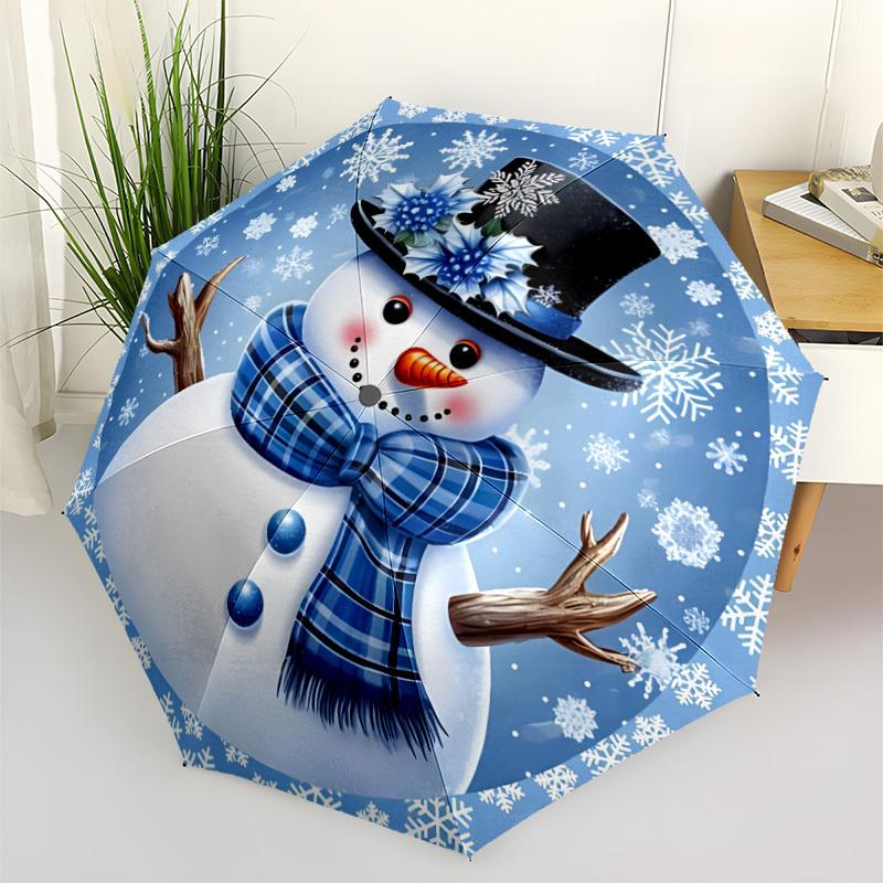1pc Snowman Decorations Automatic Umbrella - Stylish, Durable, with 8-Rib Manual Open Design, Elegant Black Handleyy250920108
1pc Snowman Decorations Automatic Umbrella - Stylish, Durable, with 8-Rib Manual Open Design, Elegant Black Handleyy250920108