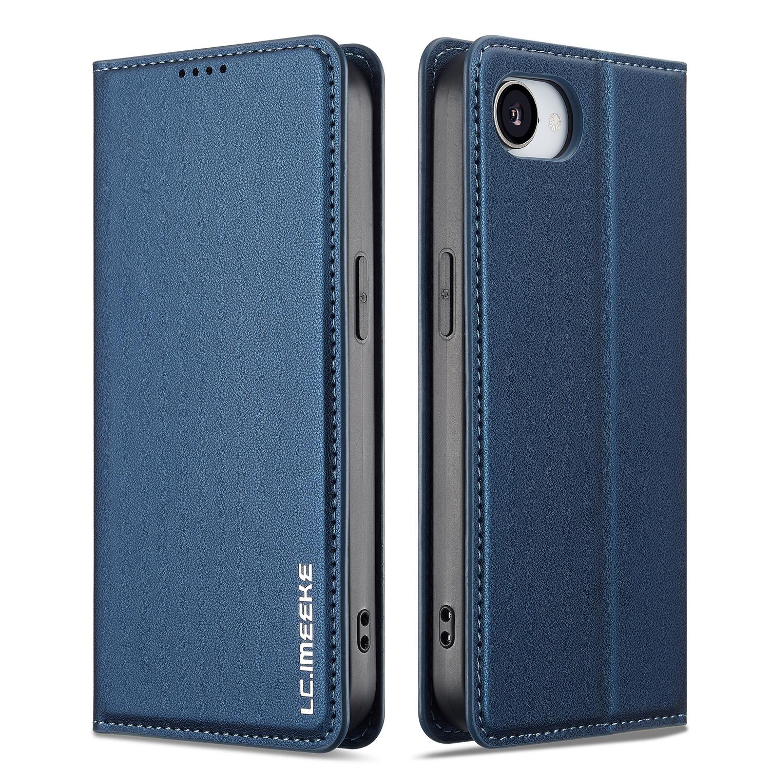LC.IMEEKE L1 Series for iPhone 16e Case PU Leather Wallet Stand Protective Phone Cover Blue
LC.IMEEKE L1 Series for iPhone 16e Case PU Leather Wallet Stand Protective Phone Cover Blue