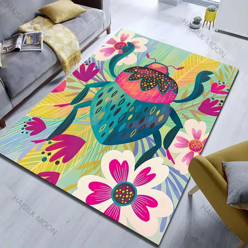 Multiple sizes Colorful Floral Beetle Rug Pattern Carpet for Living Room Bedroom Sofa Home Decor Non-slip Floor Mat Luxury Gift 40cm x 60cm
Multiple sizes Colorful Floral Beetle Rug Pattern Carpet for Living Room Bedroom Sofa Home Decor Non-slip Floor Mat Luxury Gift 40cm x 60cm