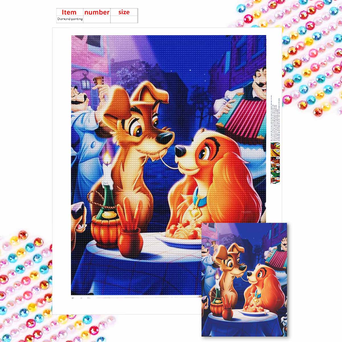 Полная круглая алмазная живопись Милый щенок Искусство Стразы Картина Мозаика DIY 5D Вышивка крестом Домашнее украшение Round 50x70cm
Полная круглая алмазная живопись Милый щенок Искусство Стразы Картина Мозаика DIY 5D Вышивка крестом Домашнее украшение Round 50x70cm