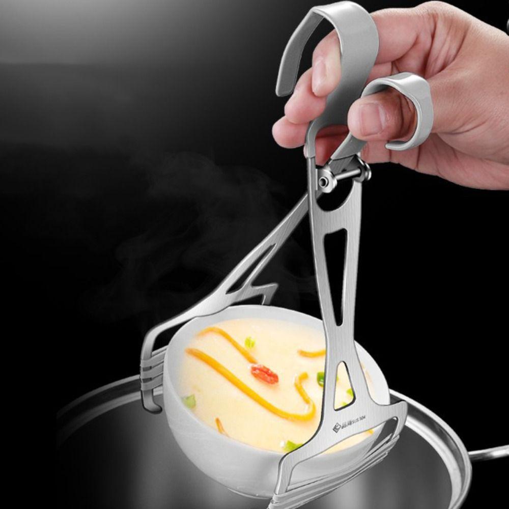 Stainless Steel Bowl Gripper Anti-slip Silicone Strip Anti-Scalding Bowl Lifter Steaming Rack срібний
Stainless Steel Bowl Gripper Anti-slip Silicone Strip Anti-Scalding Bowl Lifter Steaming Rack срібний