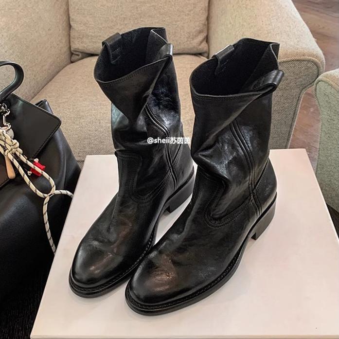Burke Highway~ Leather V-mouth Western Boots Thick Heel Short Boots Women s Desert Boots Fall/Winter 35
Burke Highway~ Leather V-mouth Western Boots Thick Heel Short Boots Women s Desert Boots Fall/Winter 35