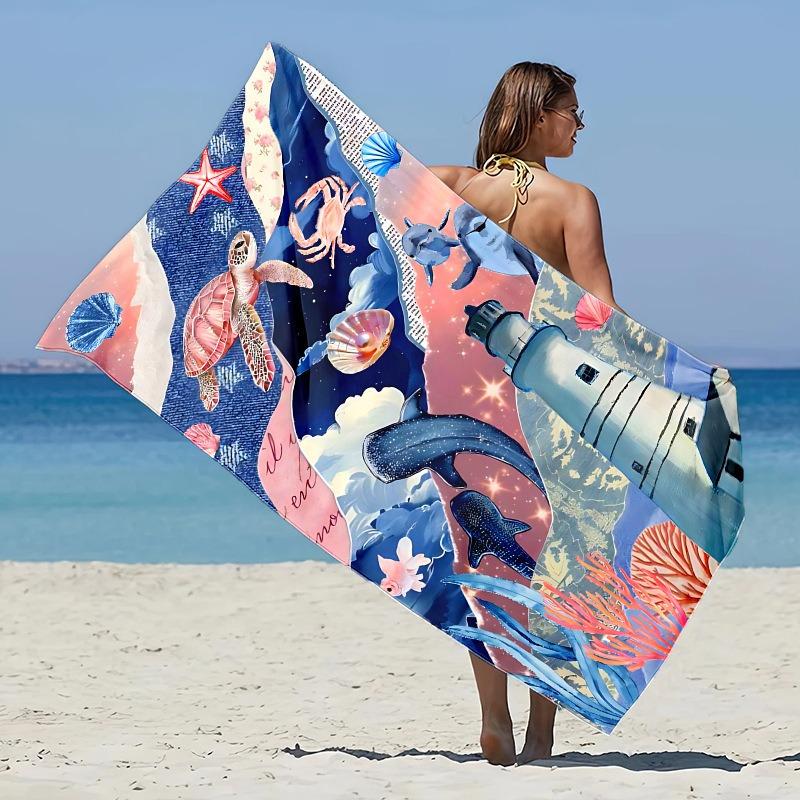 Tropical Green Leaf Beach Towel Black White Geometric Polyester Bath Towel Quick Dry Sand Free Summer Pool Travel Swim Blanket W40*H60(CM)
Tropical Green Leaf Beach Towel Black White Geometric Polyester Bath Towel Quick Dry Sand Free Summer Pool Travel Swim Blanket W40*H60(CM)