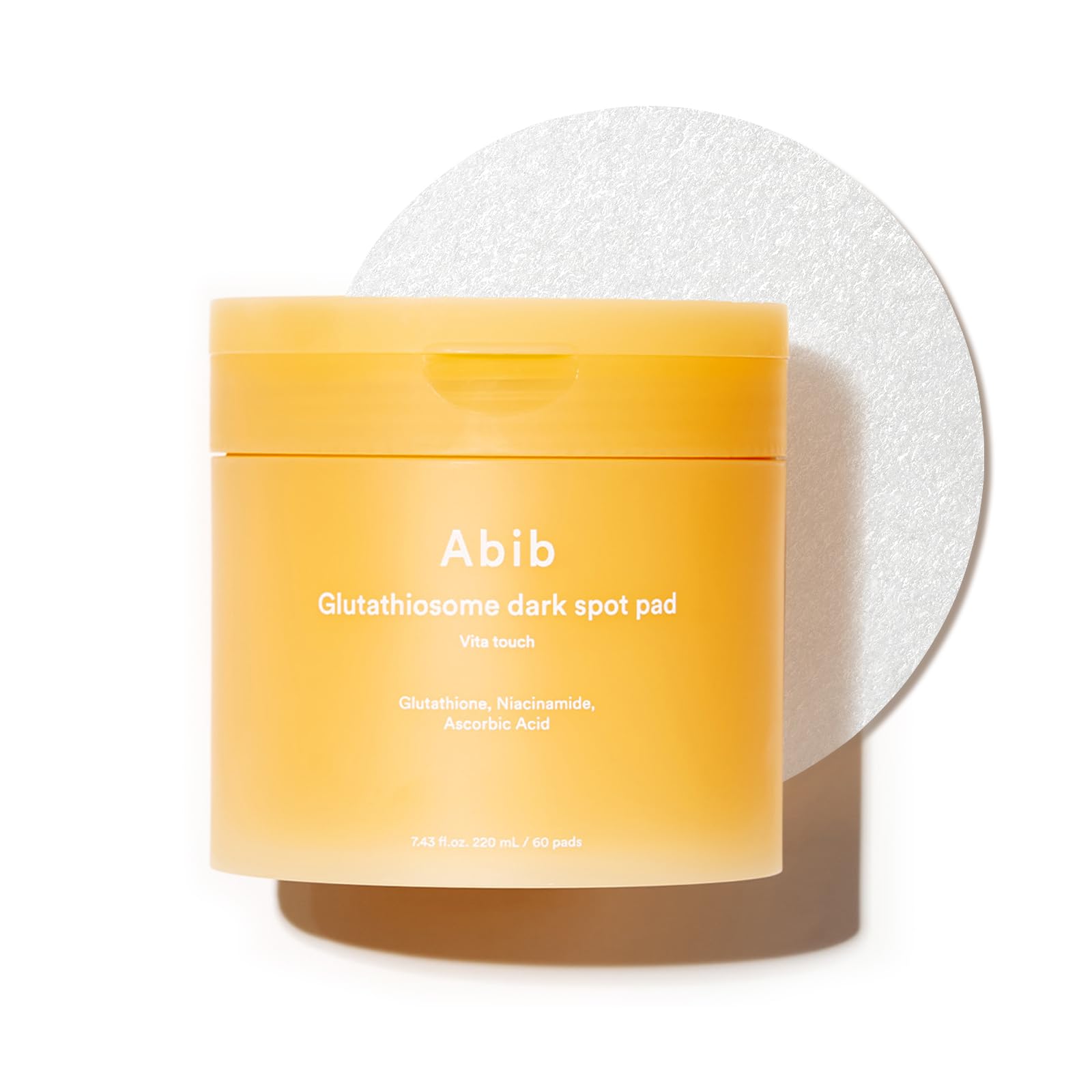 Abib Glutathiosome Pad 220ml 60 sheets Glutathiosome dark spot pad glutathione intensive care for and trouble spots / / / dullness, blemishes,
Abib Glutathiosome Pad 220ml 60 sheets Glutathiosome dark spot pad glutathione intensive care for and trouble spots / / / dullness, blemishes,