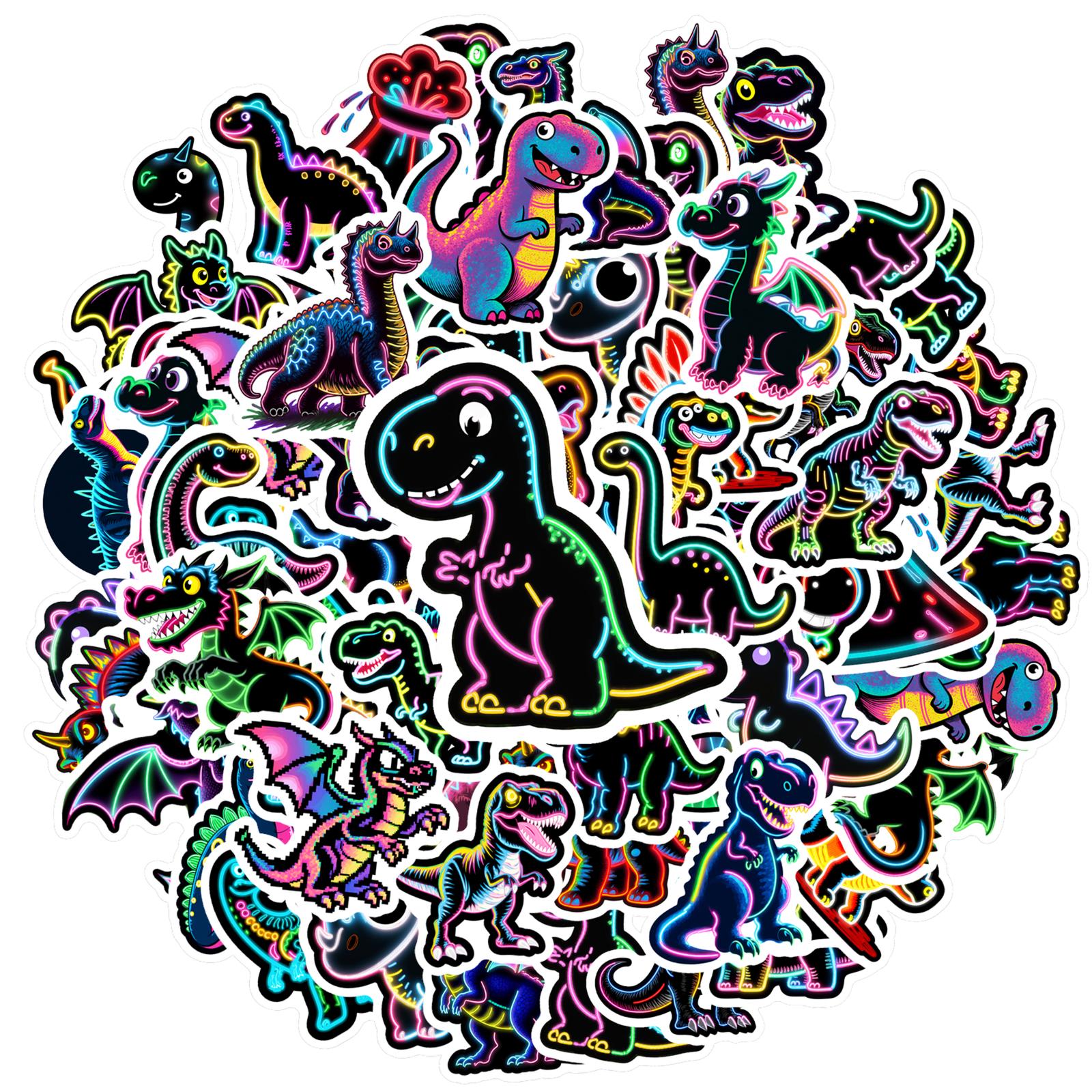 35pcs Playful Dinosaur Stickers Neon Prehistoric Sticker Pack Stickers For Laptop Motorcycle Luggage Phone Guitar DIY
35pcs Playful Dinosaur Stickers Neon Prehistoric Sticker Pack Stickers For Laptop Motorcycle Luggage Phone Guitar DIY