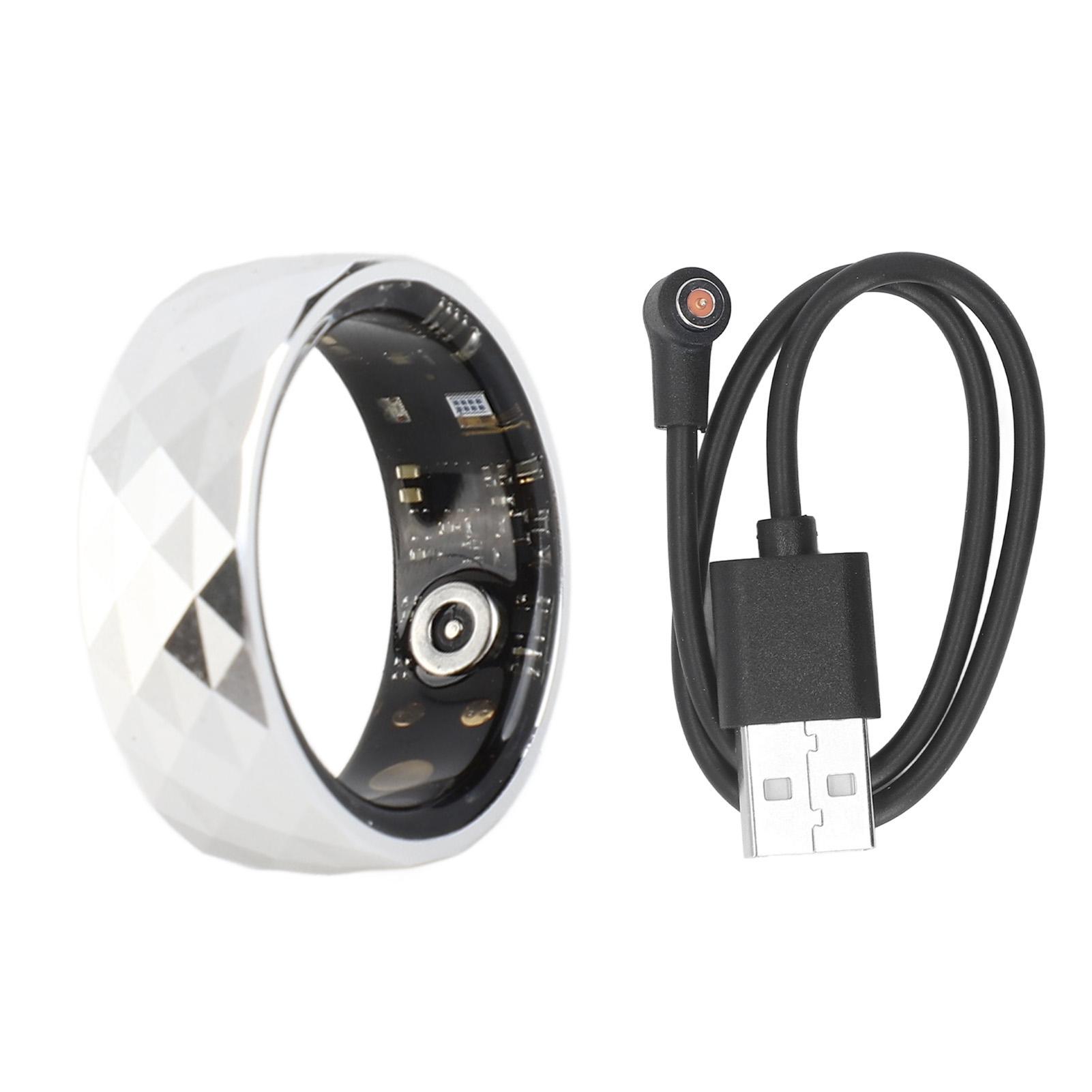 Smart Ring Water Proof Step Counting Multiple Sport Modes Long Battery Life for Smarthealth App 22# срібний
Smart Ring Water Proof Step Counting Multiple Sport Modes Long Battery Life for Smarthealth App 22# срібний