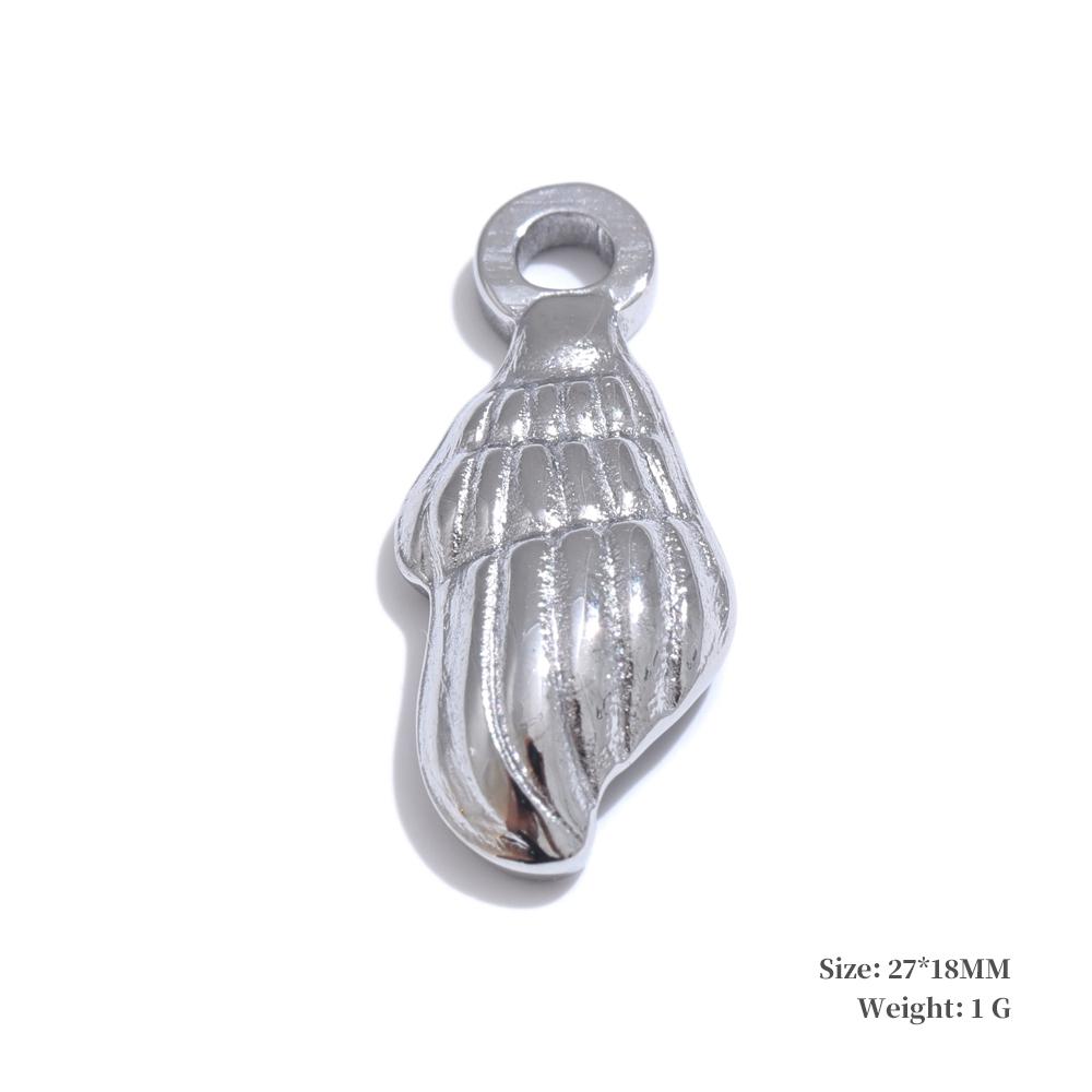 Yhpup Trendy Stainless Steel Metal 18k Gold PVD Plated Waterproof Conch Shell Ocean Palm Charm Accessories DIY Jewelry
Yhpup Trendy Stainless Steel Metal 18k Gold PVD Plated Waterproof Conch Shell Ocean Palm Charm Accessories DIY Jewelry