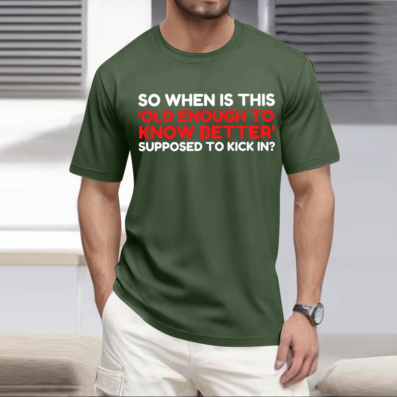 Популярна літня чоловіча футболка з круглим вирізом і короткими рукавами L зелений
Популярна літня чоловіча футболка з круглим вирізом і короткими рукавами L зелений