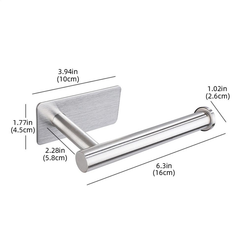 Modern Toilet Paper Holder Adhesive Toilet Paper Holder Stand 304 Stainless Steel Towel Organizer Wall Mount For Indoor Home срібний
Modern Toilet Paper Holder Adhesive Toilet Paper Holder Stand 304 Stainless Steel Towel Organizer Wall Mount For Indoor Home срібний