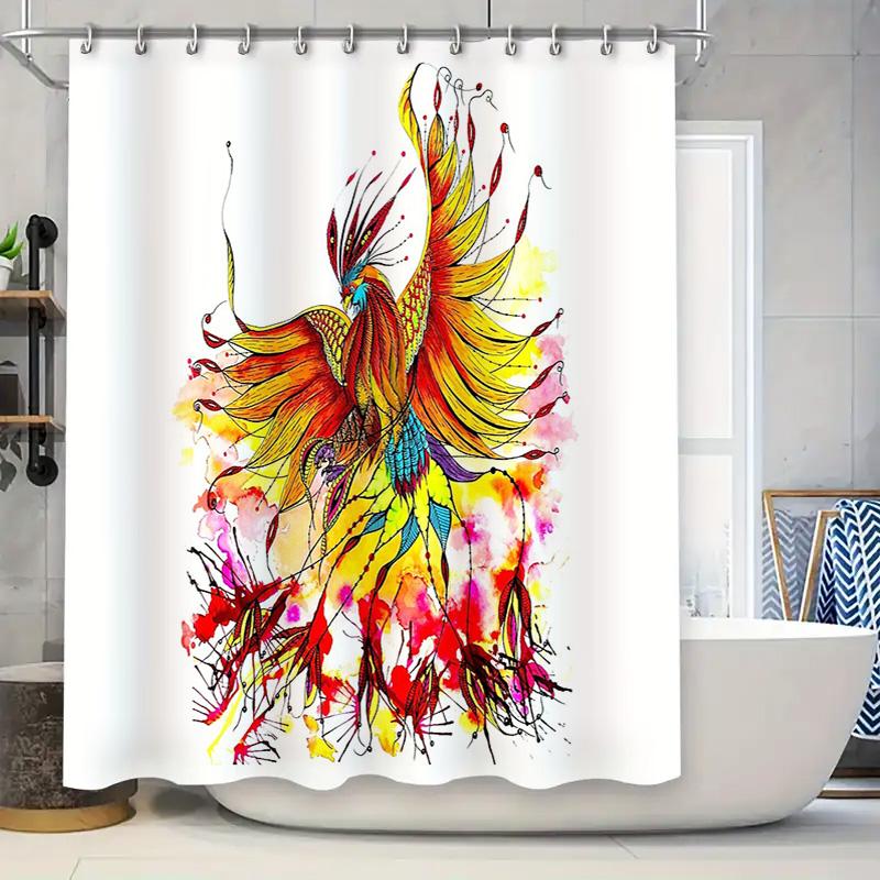 Phoenix Shower Curtain Artistic Bird Wall Tapestry Home Decor Bathroom Set Waterproof Modern Abstract Nature Wall Hanging Gift W60H190(CM)-1 Pcs
Phoenix Shower Curtain Artistic Bird Wall Tapestry Home Decor Bathroom Set Waterproof Modern Abstract Nature Wall Hanging Gift W60H190(CM)-1 Pcs