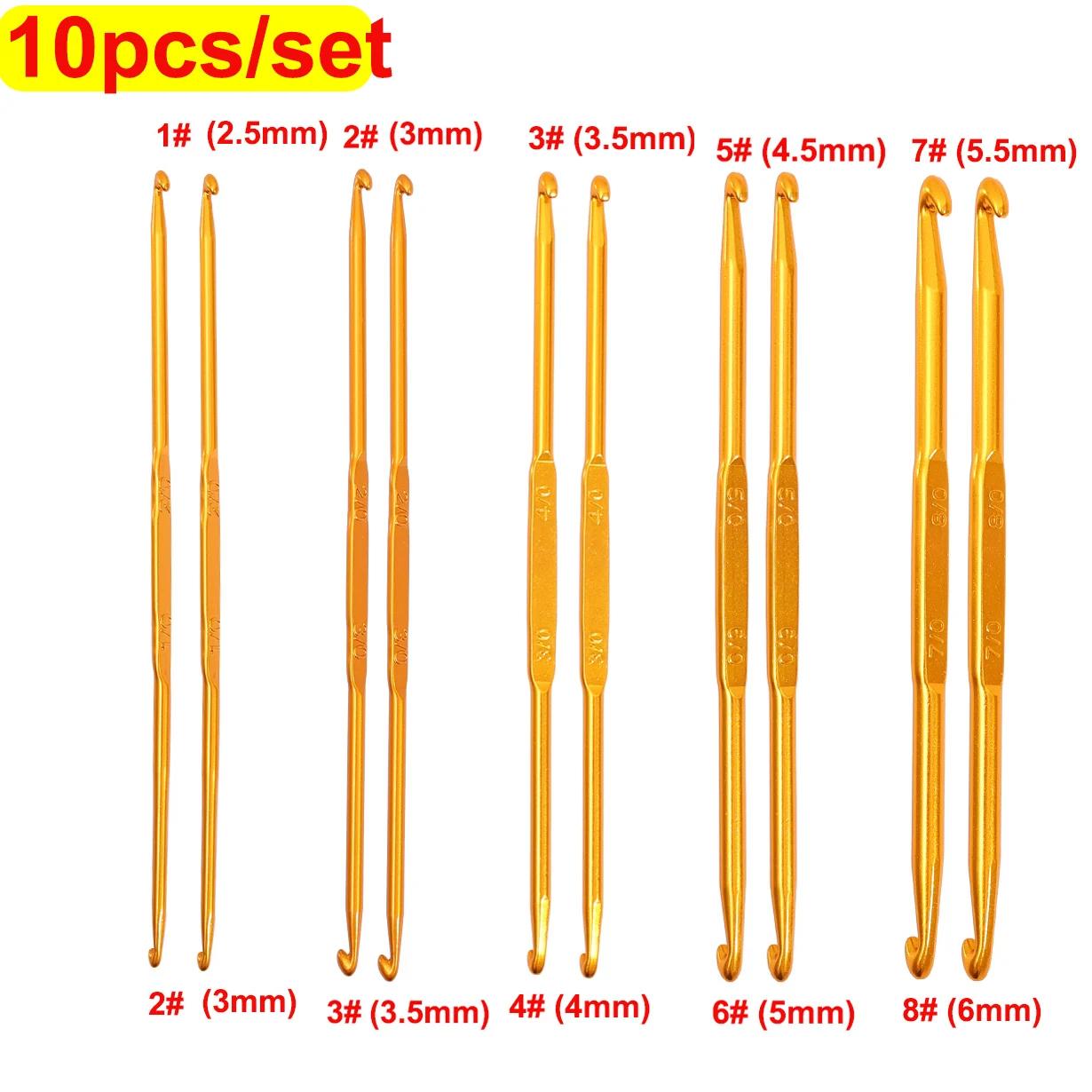 Double Head Aluminum Alloy Sewing Crochet Hook DIYYarn Clothing Kniting Needles Tools Crochets Hooks Handmade Weaving Craft
Double Head Aluminum Alloy Sewing Crochet Hook DIYYarn Clothing Kniting Needles Tools Crochets Hooks Handmade Weaving Craft