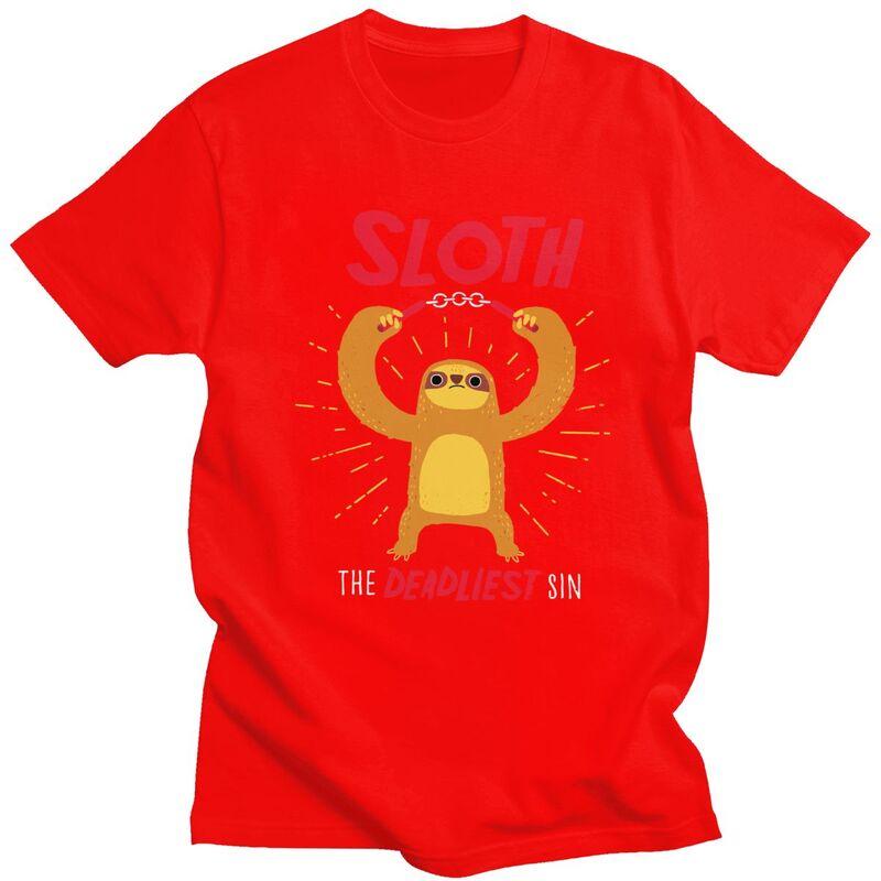 Custom The Cute Sloth T Shirt for Men Pure Cotton Tshirt Fashion Tee Tshirts Loose Fit S
Custom The Cute Sloth T Shirt for Men Pure Cotton Tshirt Fashion Tee Tshirts Loose Fit S