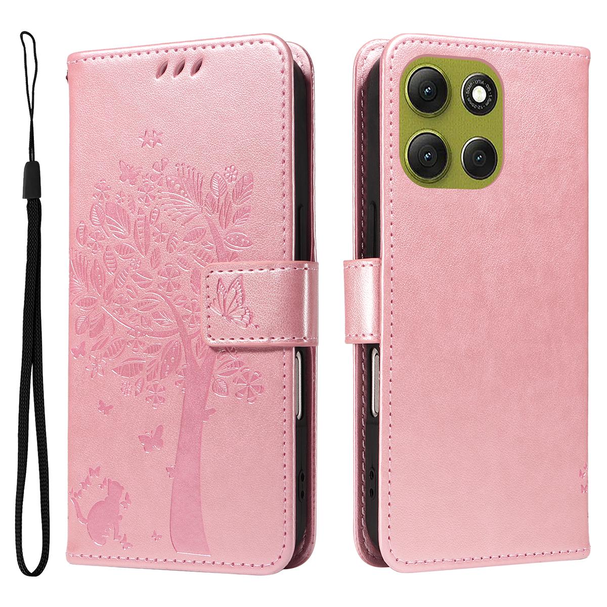 For Motorola Moto G86 5G/G86 Power 5G Phone Case with Stand Cat Tree Pattern Leather Wallet Mobile Cover Rose Gold
For Motorola Moto G86 5G/G86 Power 5G Phone Case with Stand Cat Tree Pattern Leather Wallet Mobile Cover Rose Gold