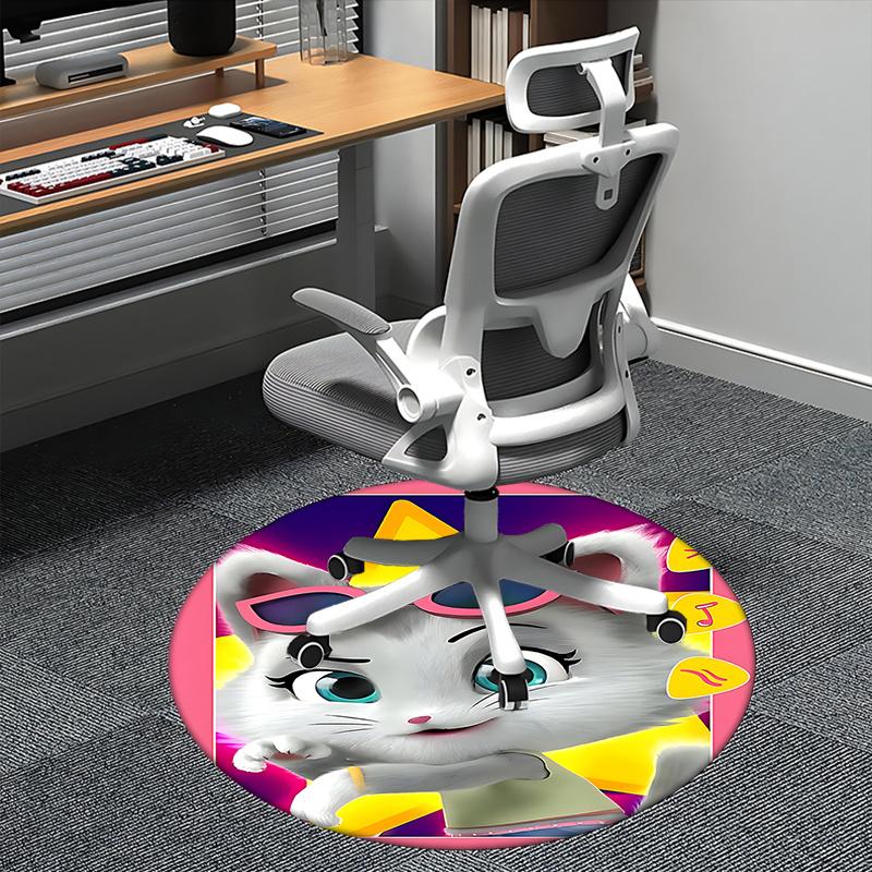 Chic Cat Chair Mat - Round Carpet for Home Decor, Office Use 80cm
Chic Cat Chair Mat - Round Carpet for Home Decor, Office Use 80cm