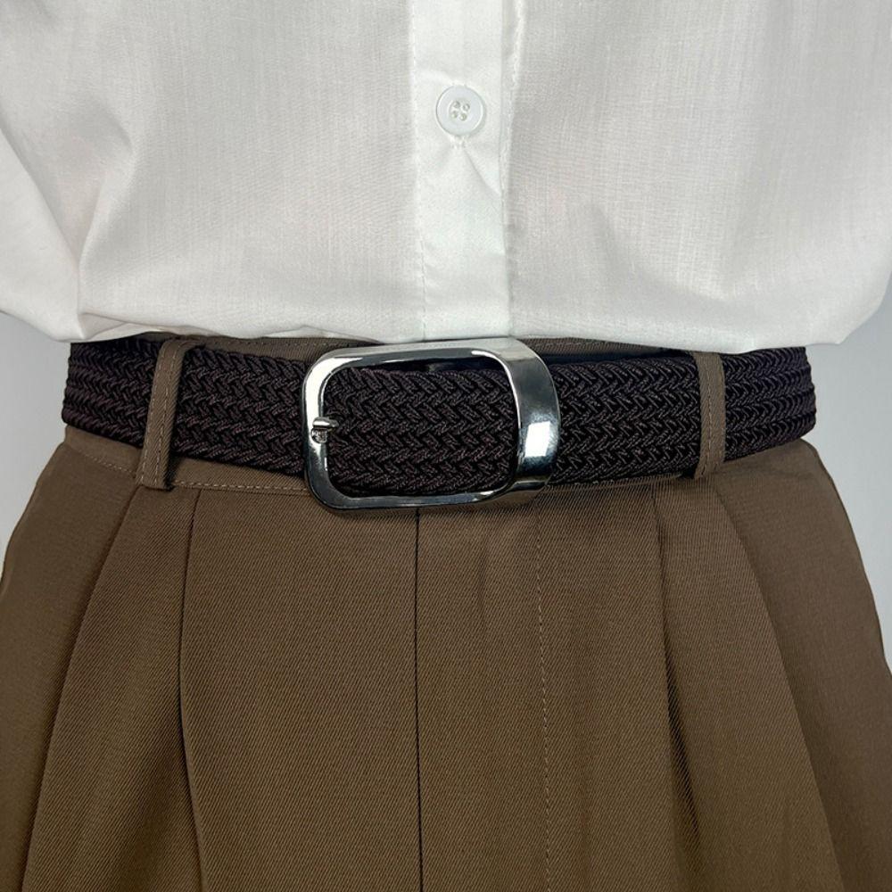 Korean Style Canvas Waist Belt Buckle Men Women Belt Trendy Braided Waistbelt For Jeans чорний
Korean Style Canvas Waist Belt Buckle Men Women Belt Trendy Braided Waistbelt For Jeans чорний