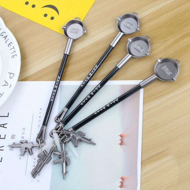 School season 5pcs 0.5mm creative new pan shape with submachine gun shape hanging neutral pen student study stationery supplies 5pcs
School season 5pcs 0.5mm creative new pan shape with submachine gun shape hanging neutral pen student study stationery supplies 5pcs