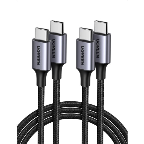 UGREEN PD Compatible USB Type C Cable 60W Rapid Charging Type C Charging Cable Nylon Braid Compatible with USB-C devices such as iPhone 15 MacBook iPa
UGREEN PD Compatible USB Type C Cable 60W Rapid Charging Type C Charging Cable Nylon Braid Compatible with USB-C devices such as iPhone 15 MacBook iPa