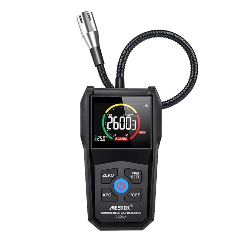 Portable Methane Propane Combustible Natural Gas Leak Sniffer Detector Auto-off Function Color LCD Dispaly Gas Analyzer 1
Portable Methane Propane Combustible Natural Gas Leak Sniffer Detector Auto-off Function Color LCD Dispaly Gas Analyzer 1