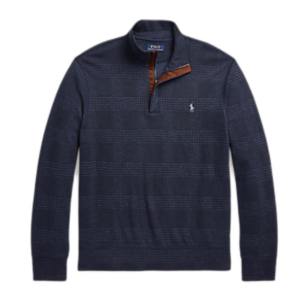 Polo Ralph Lauren Solid Color Half-Zip Pony Embroidered Long Sleeve Knit Sweater Men sweater Blue 710916638-002 S
Polo Ralph Lauren Solid Color Half-Zip Pony Embroidered Long Sleeve Knit Sweater Men sweater Blue 710916638-002 S