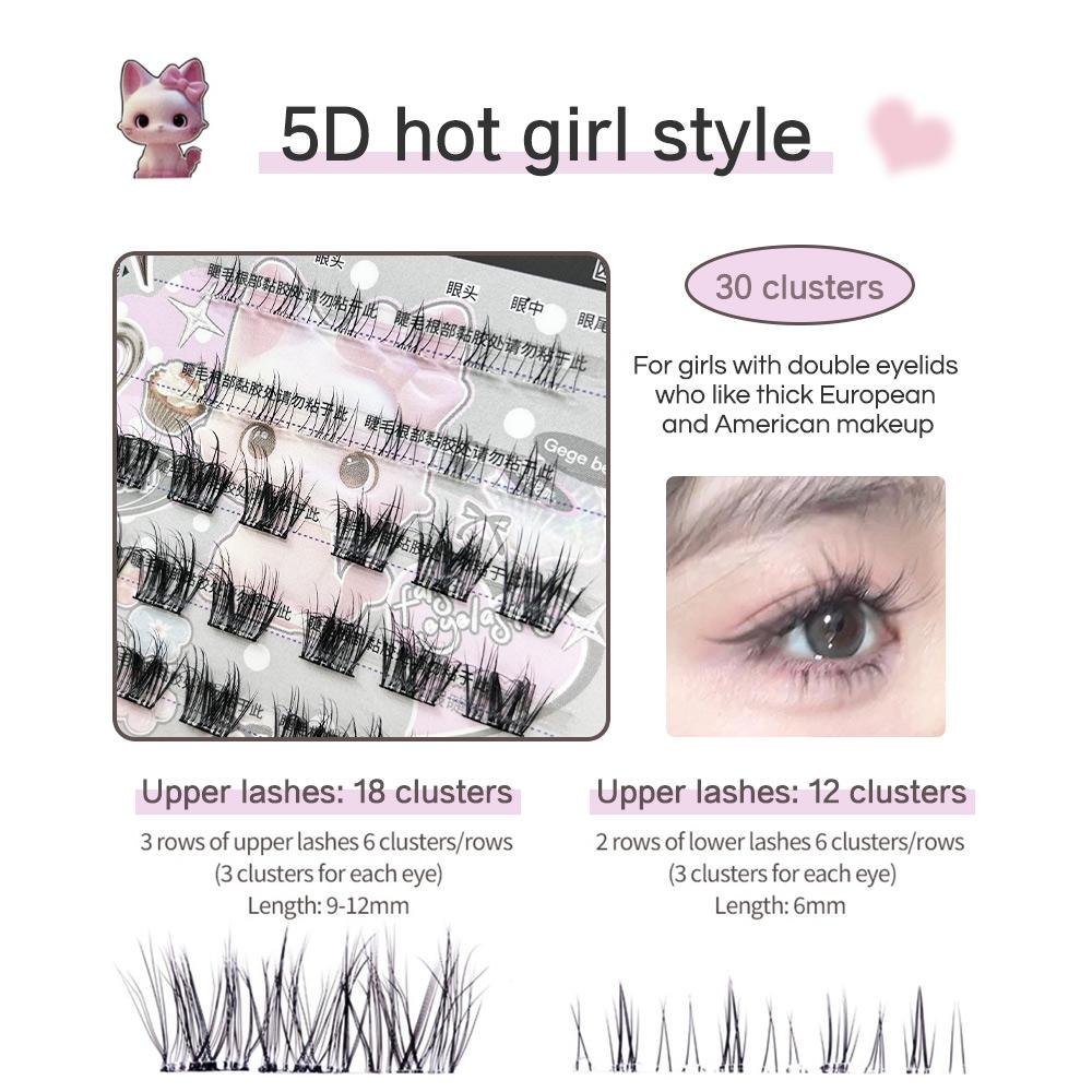 GEGE BEAR Женщины Бесклеевые накладные ресницы Натуральный завиток Красота Макияж Сегментированные верхние Нижние ресницы
GEGE BEAR Женщины Бесклеевые накладные ресницы Натуральный завиток Красота Макияж Сегментированные верхние Нижние ресницы