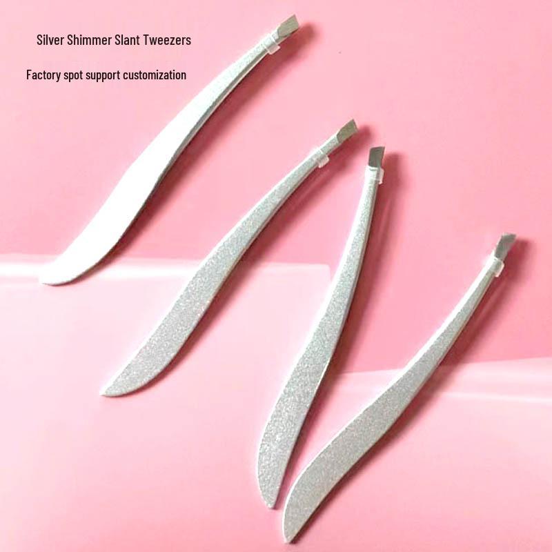 New Willow Leaf Slant Tip Eyebrow Tweezer: Stainless Steel Makeup Tool for Men & Women, Ideal for Trimming and Applying False Eyelashes.
New Willow Leaf Slant Tip Eyebrow Tweezer: Stainless Steel Makeup Tool for Men & Women, Ideal for Trimming and Applying False Eyelashes.