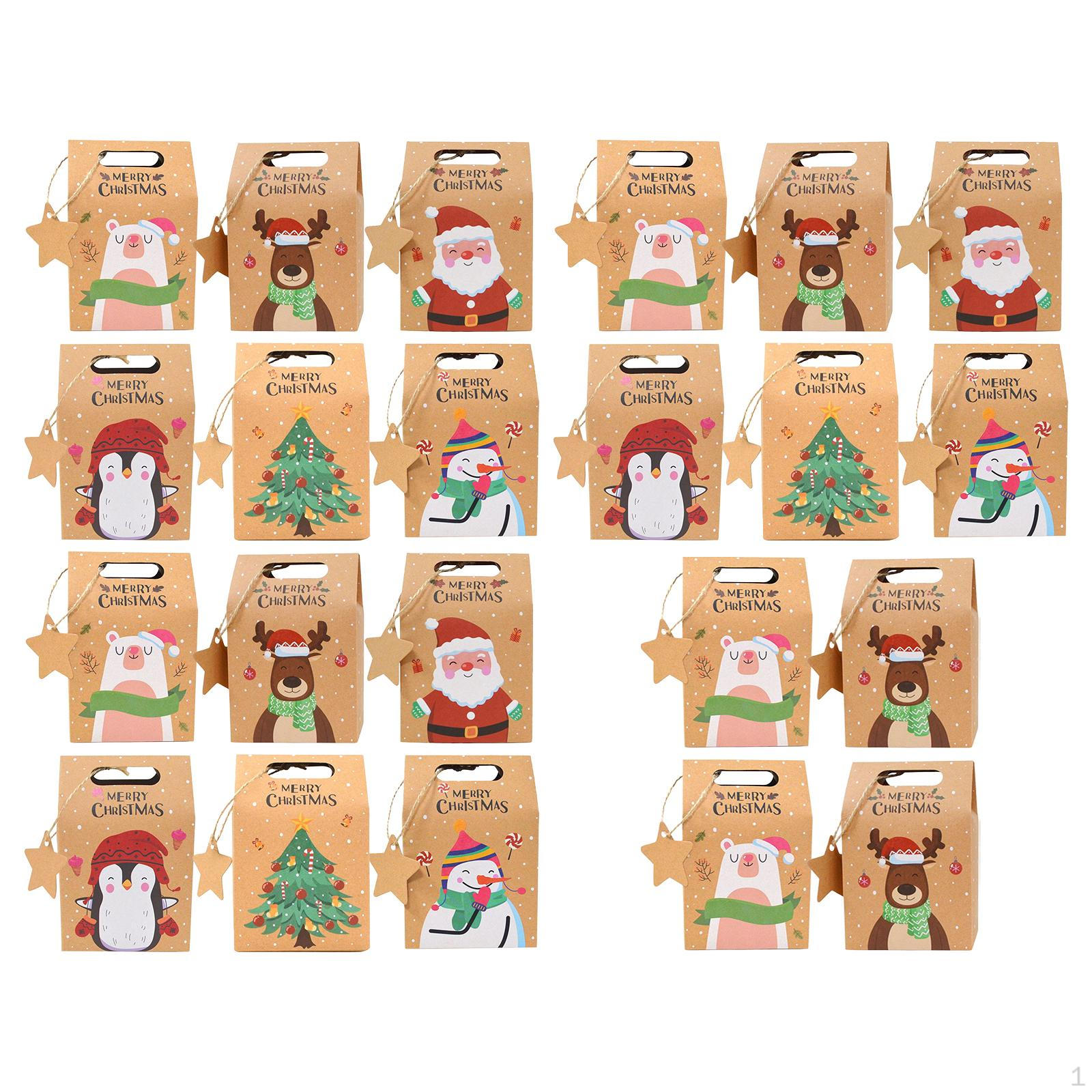 24 Pieces Christmas Kraft Paper Bags Candy Gift Bag Packing Supply Box for
24 Pieces Christmas Kraft Paper Bags Candy Gift Bag Packing Supply Box for
