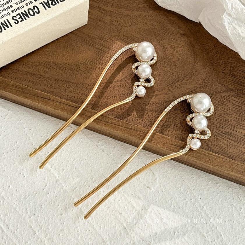 New Retro Temperament Pearl U-shaped Hairpin Clips Head Plate Hair Fork Hair Sticks Headwear for Women Girls Jewelry Gifts
New Retro Temperament Pearl U-shaped Hairpin Clips Head Plate Hair Fork Hair Sticks Headwear for Women Girls Jewelry Gifts