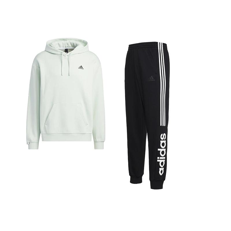 Adidas Logo Print Drawstring Hoodie And Cuffed Pants Set Men Sweatshirt Set IB2711+GD5473 S
Adidas Logo Print Drawstring Hoodie And Cuffed Pants Set Men Sweatshirt Set IB2711+GD5473 S
