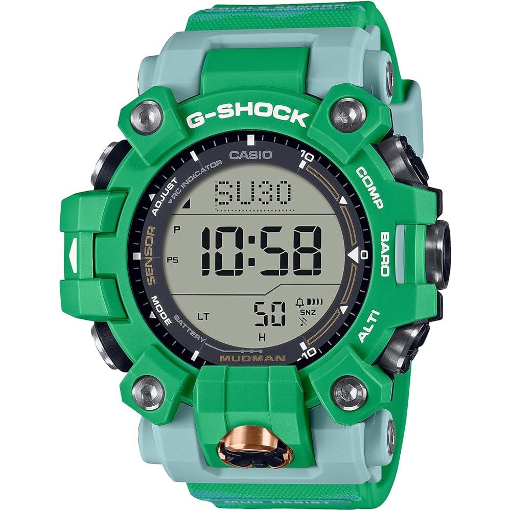 Casio G-Shock Mudman Earthwatch Collaboration Solar Radio Men s Watch Green Bio-Based Plastic GW-9500KJ-3JR
Casio G-Shock Mudman Earthwatch Collaboration Solar Radio Men s Watch Green Bio-Based Plastic GW-9500KJ-3JR