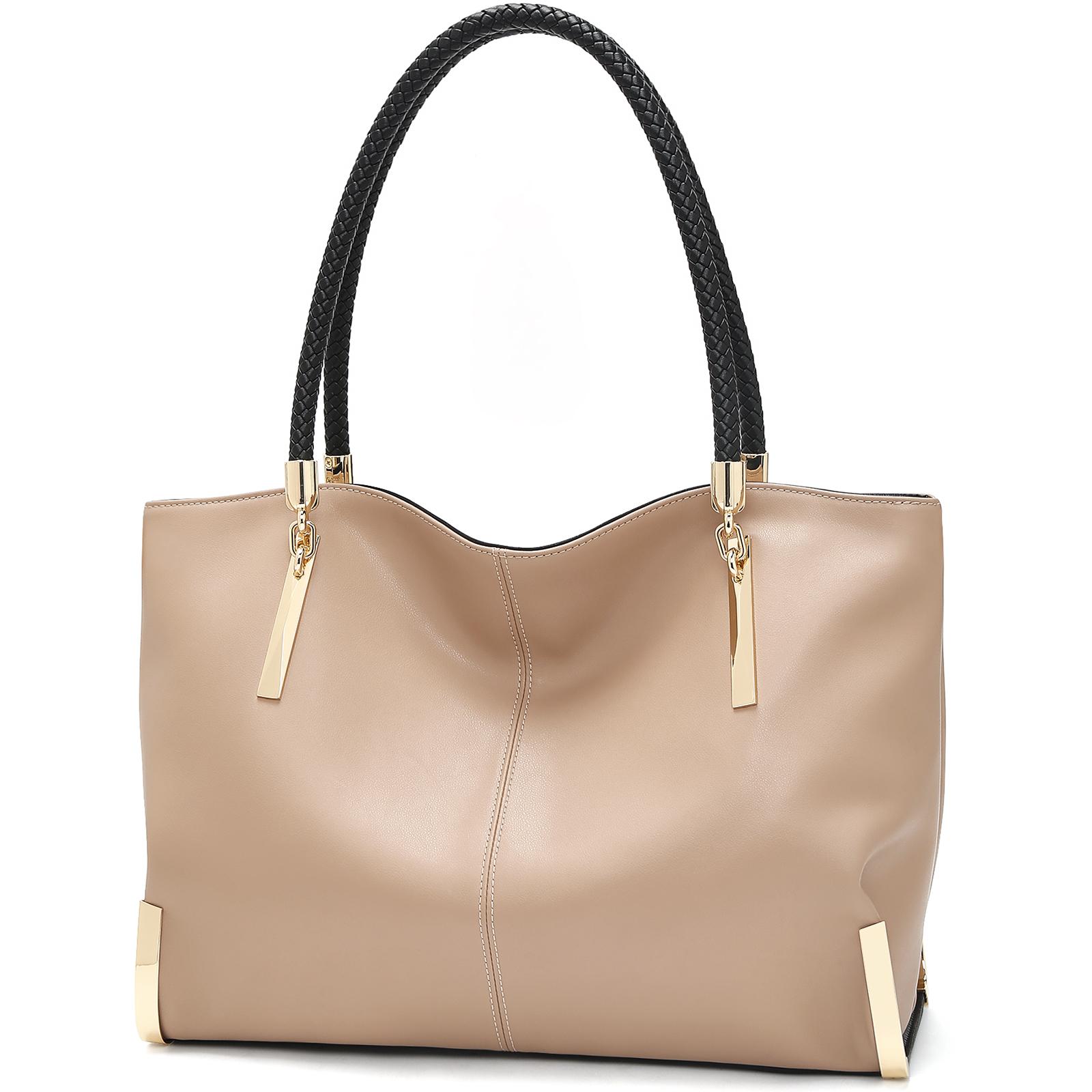FOXER Minimalist Mommy Bag Split Leather Women Elegant Shoulder Bag Large Capacity Lady Commuter Handbag for Daily & Office Use
FOXER Minimalist Mommy Bag Split Leather Women Elegant Shoulder Bag Large Capacity Lady Commuter Handbag for Daily & Office Use