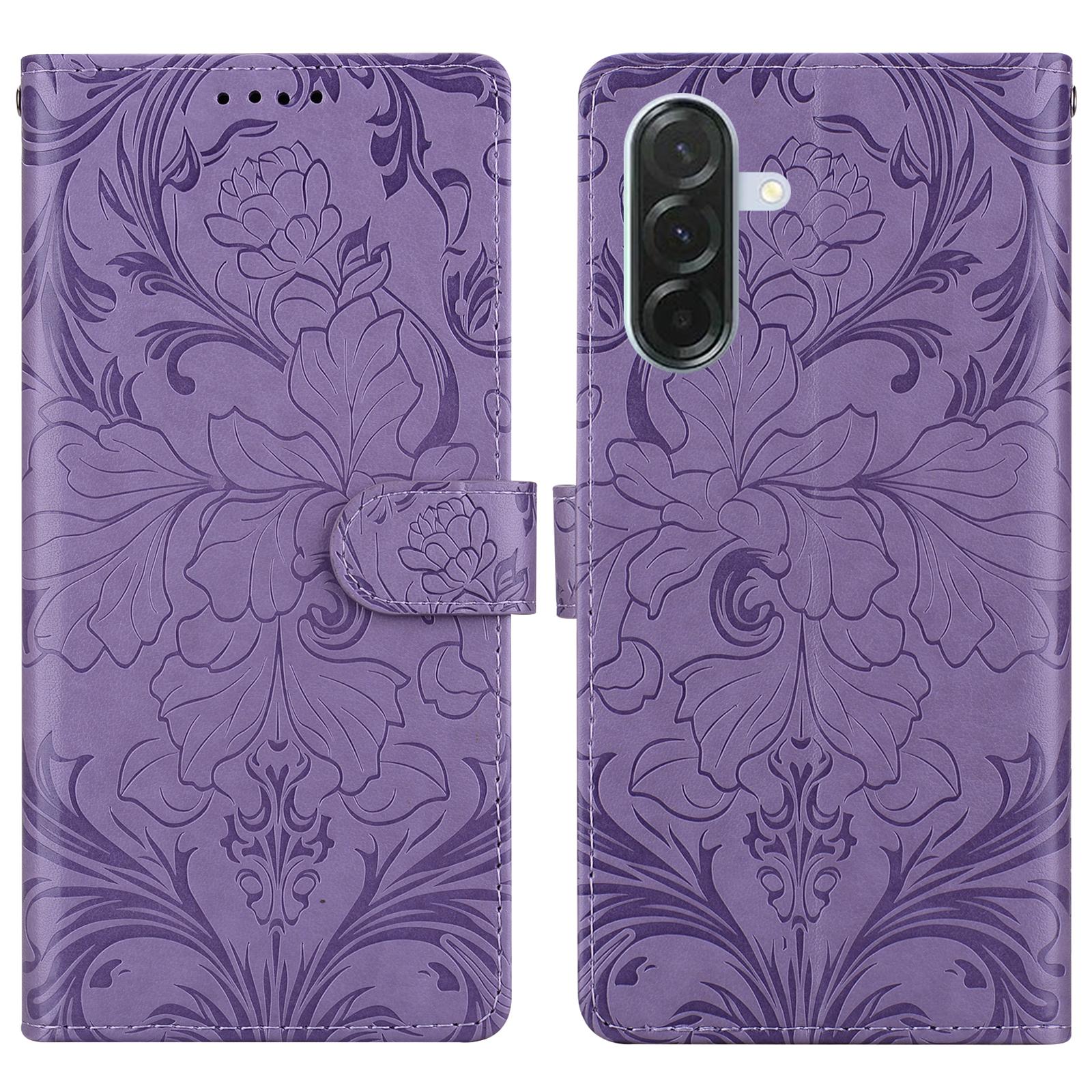 For Samsung Galaxy A26 5G Leather Case Imprinted Floral Pattern Wallet Stand Flip Phone Cover Purple
For Samsung Galaxy A26 5G Leather Case Imprinted Floral Pattern Wallet Stand Flip Phone Cover Purple