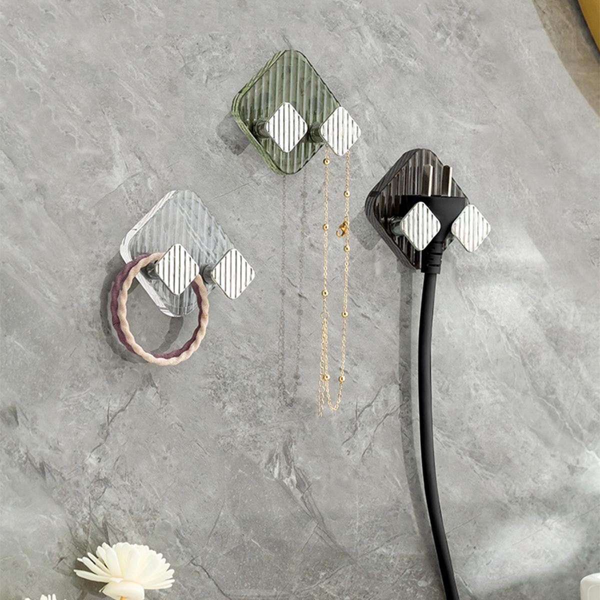 8PC Creative Plug Holder Punching-free Wall Adhesive Key Bag Hanger Hook Bathroom Gadget Towel Razor Rack Kitchen Gadgets
8PC Creative Plug Holder Punching-free Wall Adhesive Key Bag Hanger Hook Bathroom Gadget Towel Razor Rack Kitchen Gadgets