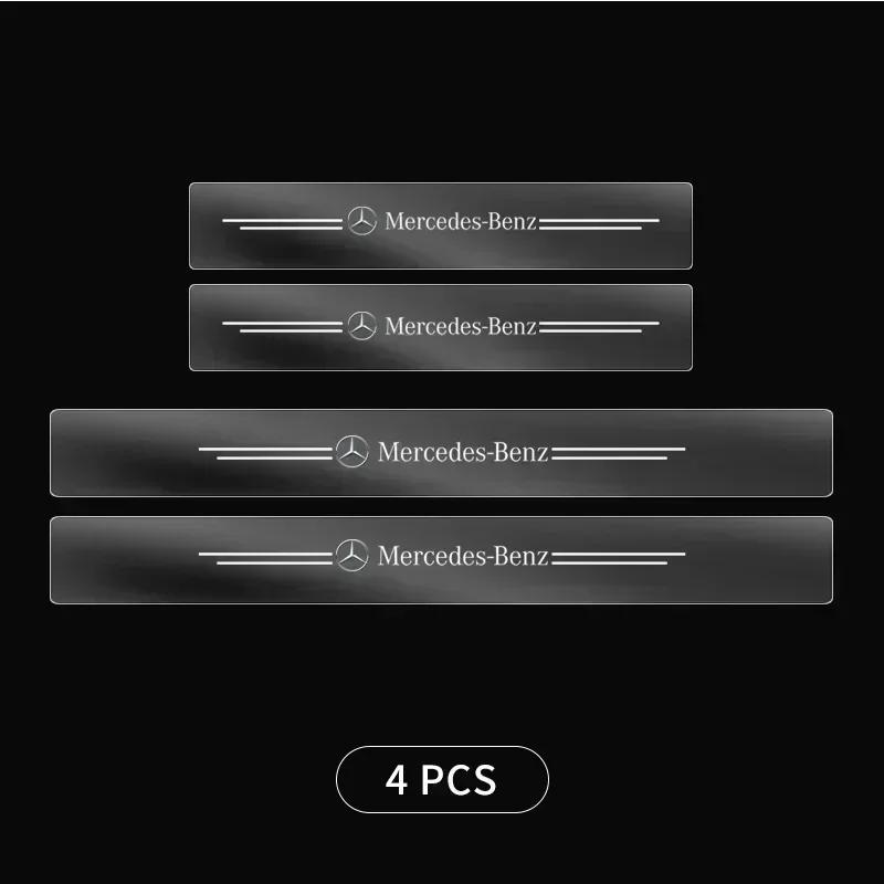 4pcs Car Threshold Protector Transparent Decorative Badge Sticker For Mercedes Benz B/C/E/S Class A Class C200L GLC GLK CLA
4pcs Car Threshold Protector Transparent Decorative Badge Sticker For Mercedes Benz B/C/E/S Class A Class C200L GLC GLK CLA