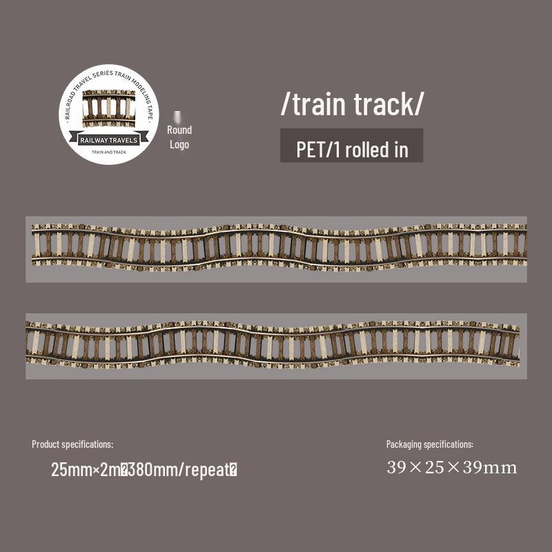 Beautiful Day Train Scenery Journaling Tape Set - 4 Designs
Beautiful Day Train Scenery Journaling Tape Set - 4 Designs