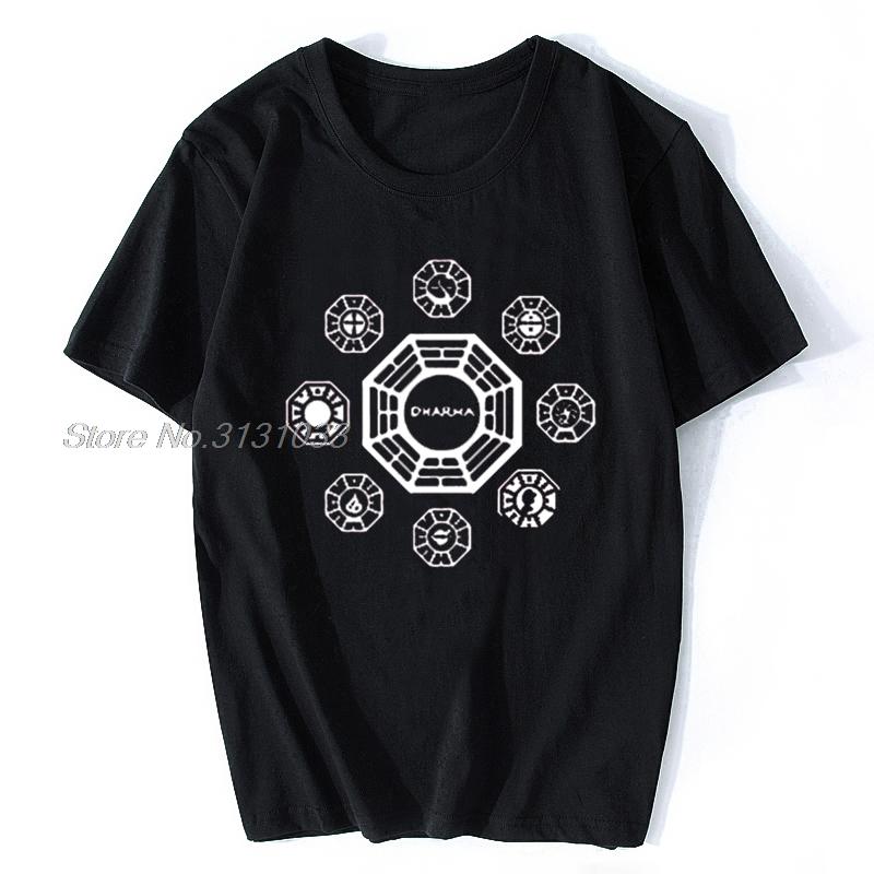 Lost TV Series Dharma T Shirt Men Cotton O-neck Tshirt Hip Hop Tees Harajuku Streetwear 3XL
Lost TV Series Dharma T Shirt Men Cotton O-neck Tshirt Hip Hop Tees Harajuku Streetwear 3XL